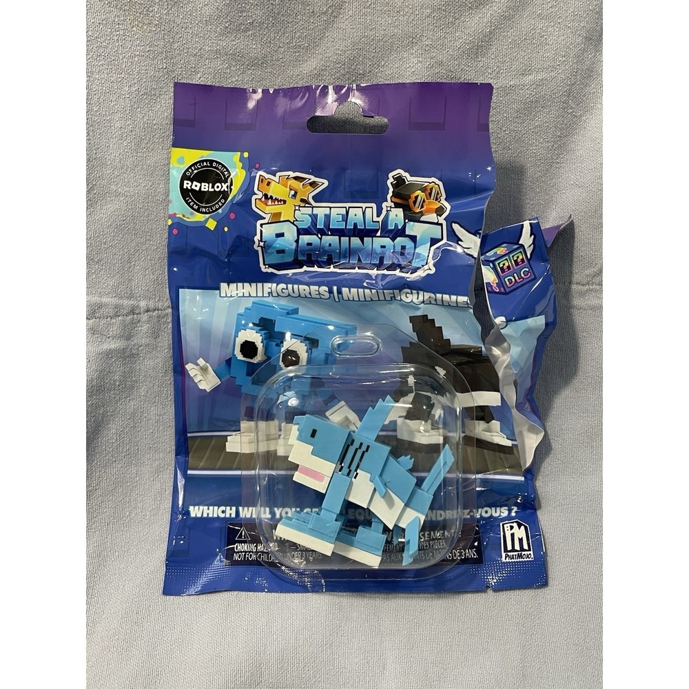 NEW Open Box Steal A Brainrot Minifigures Only‎ - Tralalero Tralala NO DLC CODE
